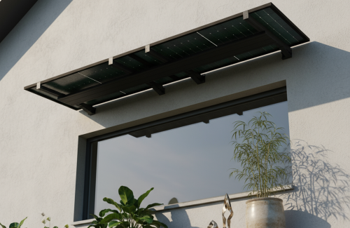 Auvent photovoltaïque Electre et protection solaire