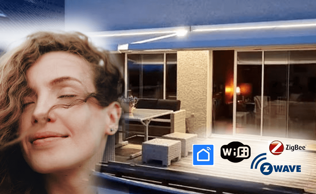 Domotiser store banne confort