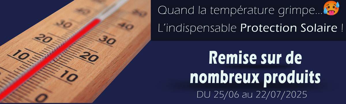 Remise du 25/06 au 22/07/2025 sur de nombreux produits