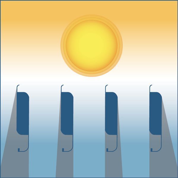 Régulation de l'ombre pour la pergola bioclimatique à lames orientables